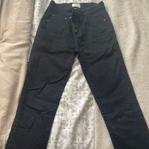 Jcrew. High rise toothpick (skinny) black jeans
